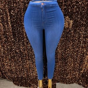 Guess High Rise Blue Jeans